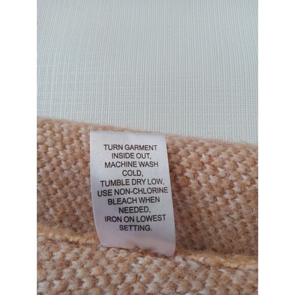 LA Hearts Orange Soft Tight Knit Flower Design Cropped Tank Top Women's Medium - Picture 5 of 12